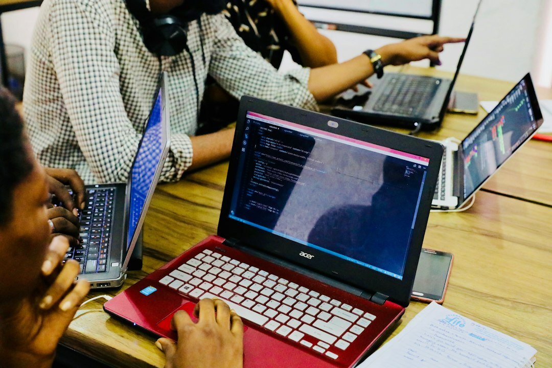 corporate programmers at work