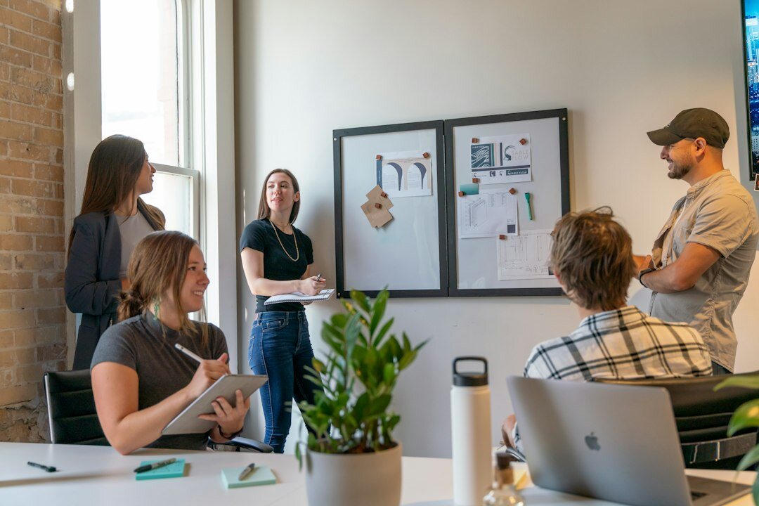 modern office meeting