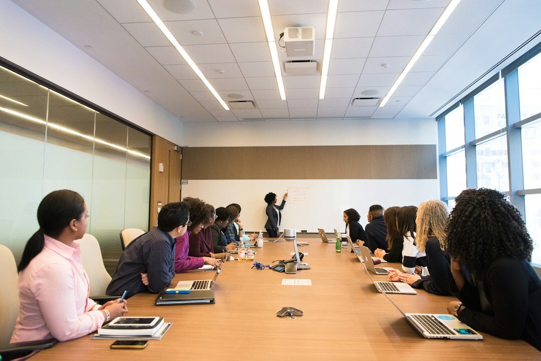 corporate team meeting